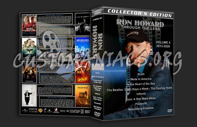 Ron Howard Directors Collection - Volume 4 (2013-2020) dvd cover