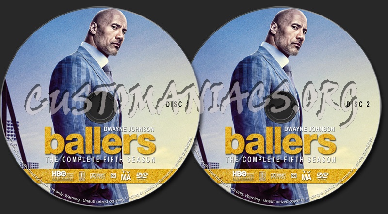 Ballers - Season 5 dvd label