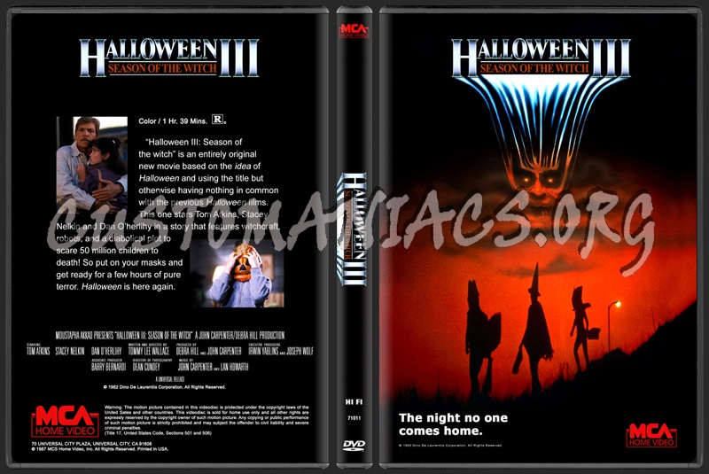 Halloween III: Season of the Witch dvd cover