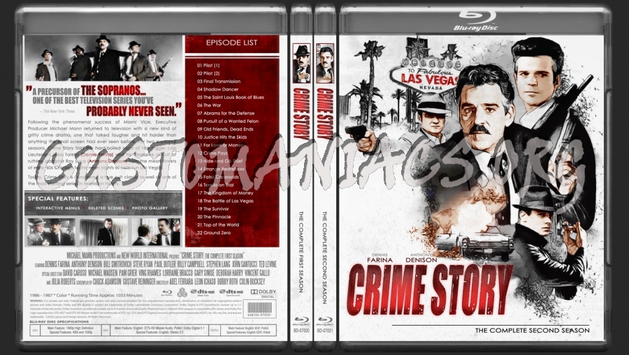 Crime Story - The Complete Collection |TV Collection by dany26| blu-ray cover