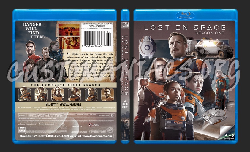 Lost in Space - Season 1 blu-ray cover