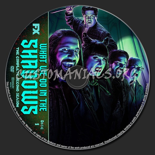 What We Do In The Shadows Season 2 dvd label