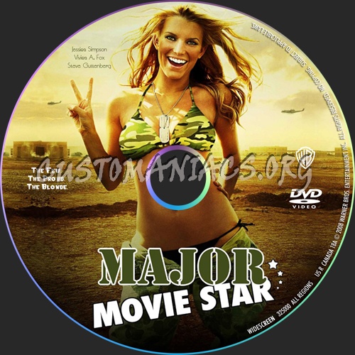 Major Movie Star dvd label