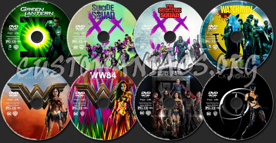 DC Comics Collection dvd label