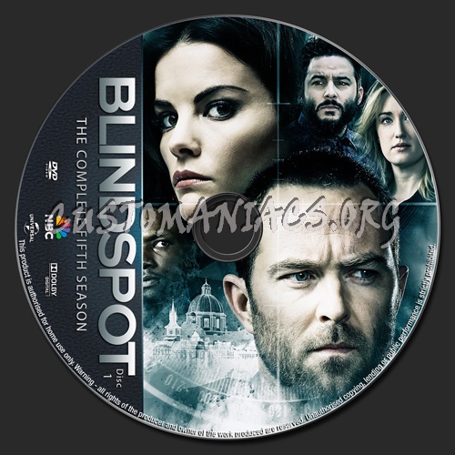 Blindspot Season 5 dvd label