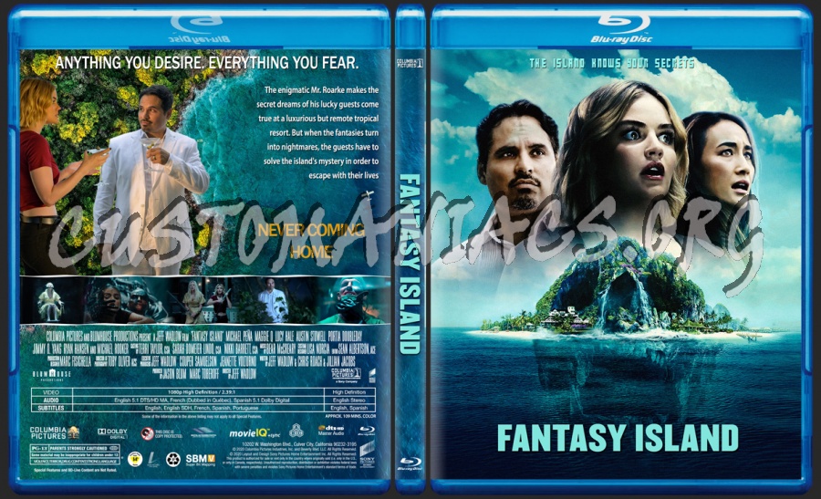 Fantasy Island 2020 blu-ray cover