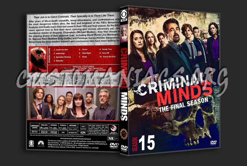 Criminal Minds - Season 15 dvd cover
