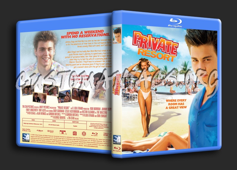 Private Resort (1985) dvd cover