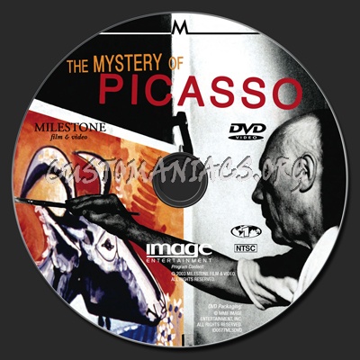 The Mystery of Picasso dvd label
