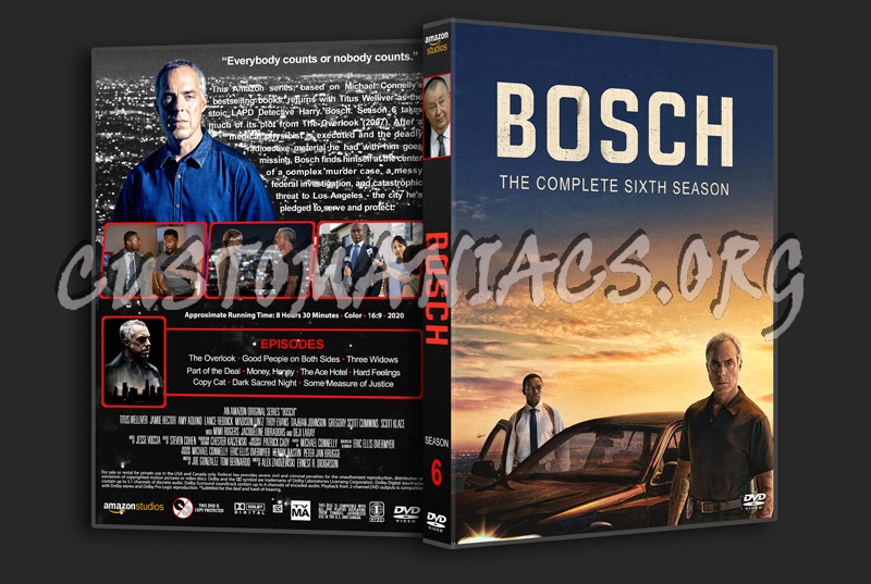 Bosch - Season 6 dvd cover