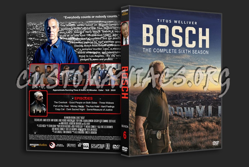 Bosch - Season 6 dvd cover