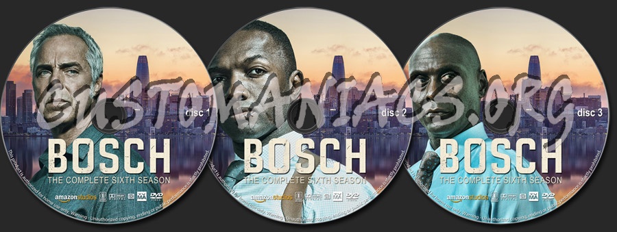 Bosch - Season 6 dvd label