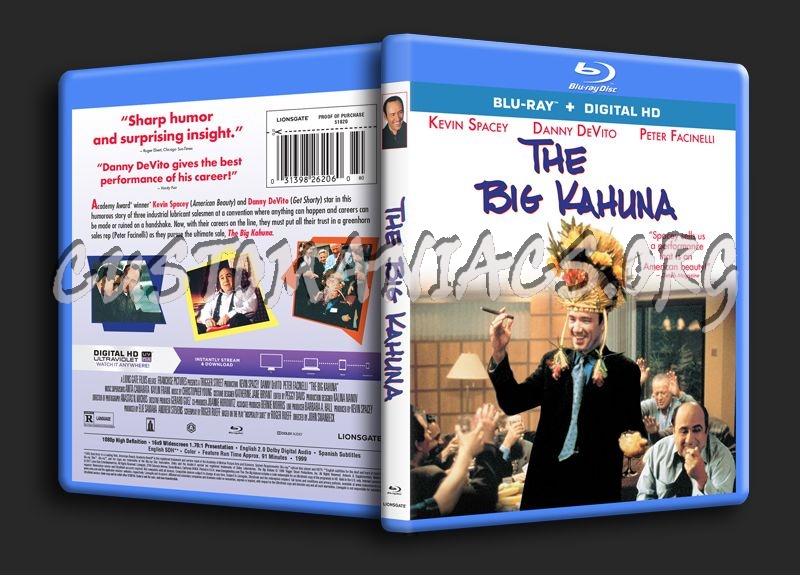 The Big Kahuna blu-ray cover