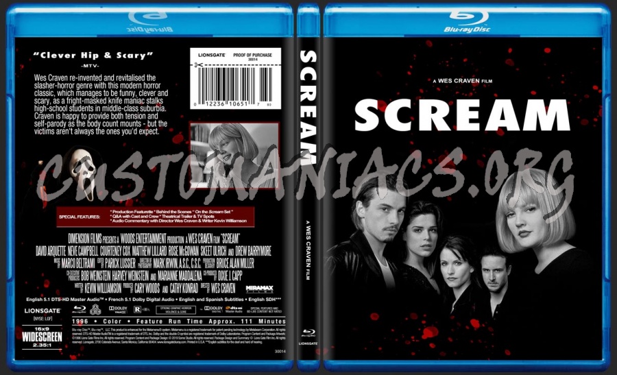 SCREAM Collection blu-ray cover