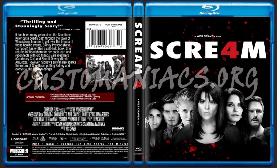 SCREAM Collection blu-ray cover