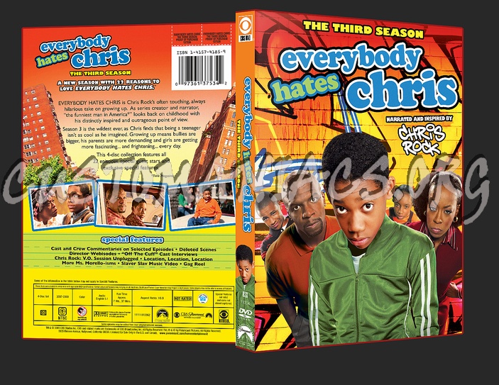Everybody Hates Chris Season 3 dvd cover