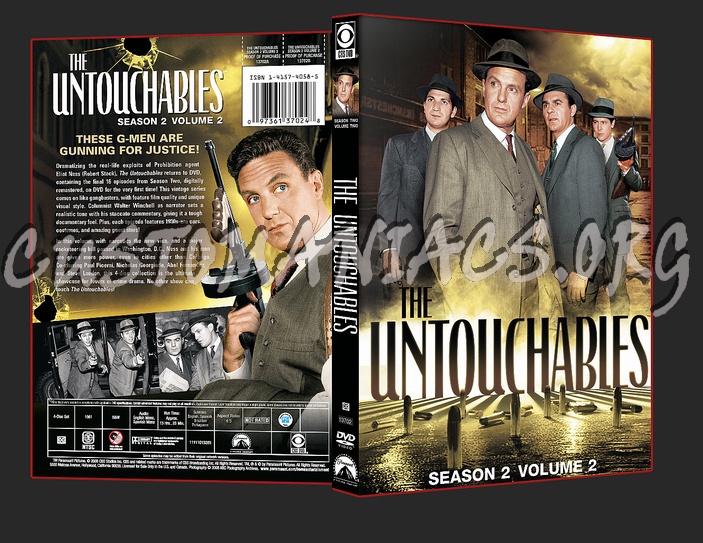 The Untouchables Season 2 Volume 2 dvd cover