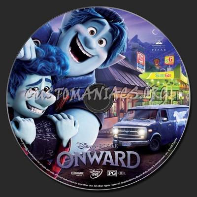 Onward dvd label