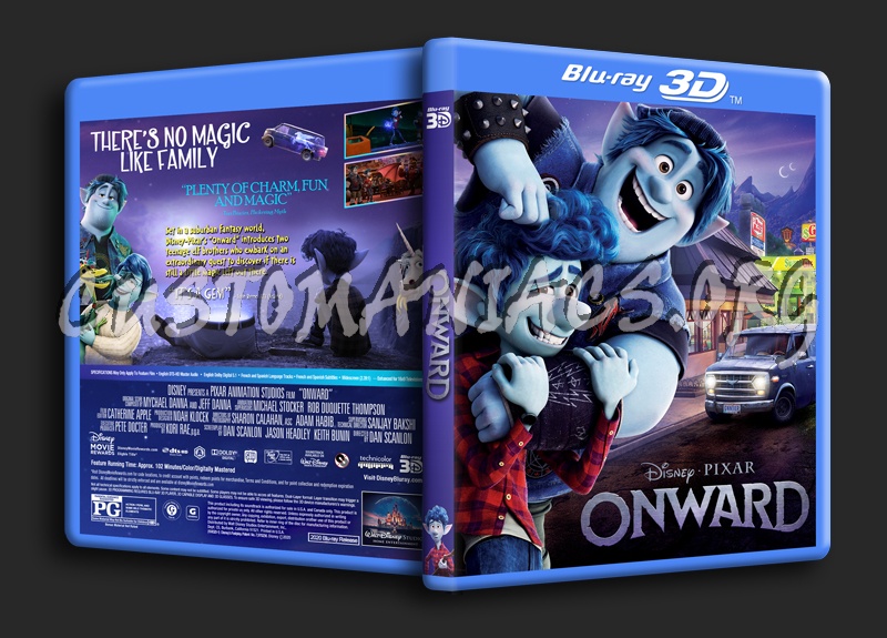 Onward 3D dvd cover