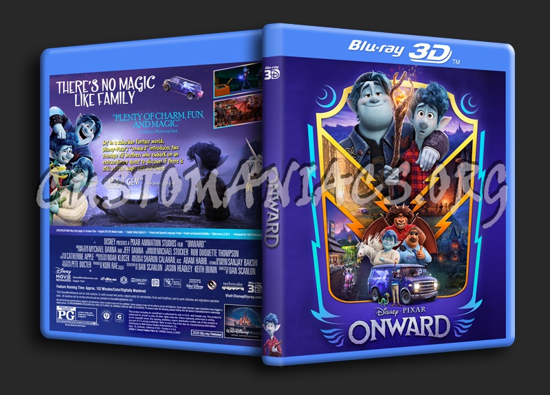 Onward 3D dvd cover
