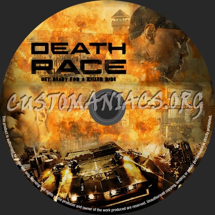 Death Race dvd label