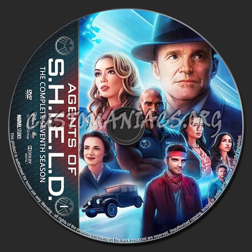 Agents Of S.H.I.E.L.D.Season 7 dvd label