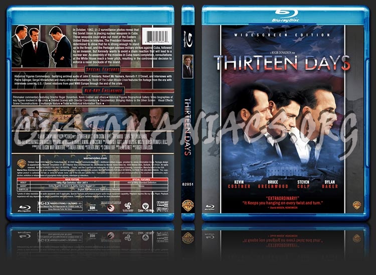 Thirteen Days (2000) blu-ray cover