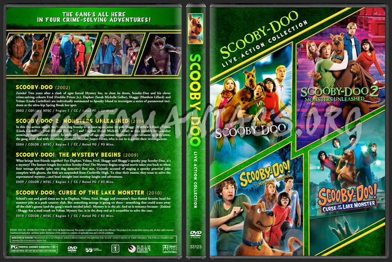 Scooby-Doo Live Action Collection dvd cover