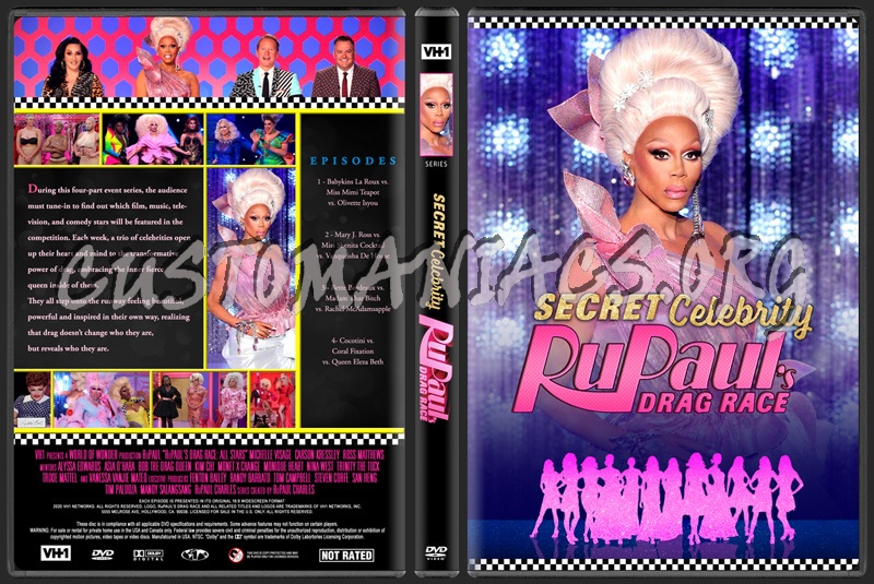 Secret Celebrity RuPaul's Drag Race - Season 1 dvd cover