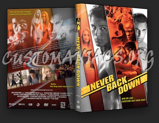 Never Back Down dvd cover
