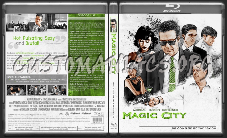 Magic City - Second Season Season |TV Collection by dany26| blu-ray cover
