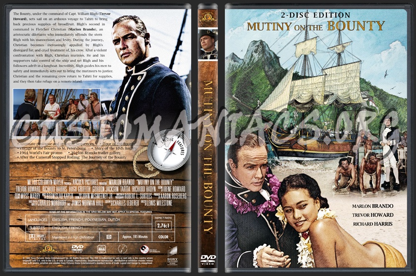 Mutiny on the Bounty dvd cover