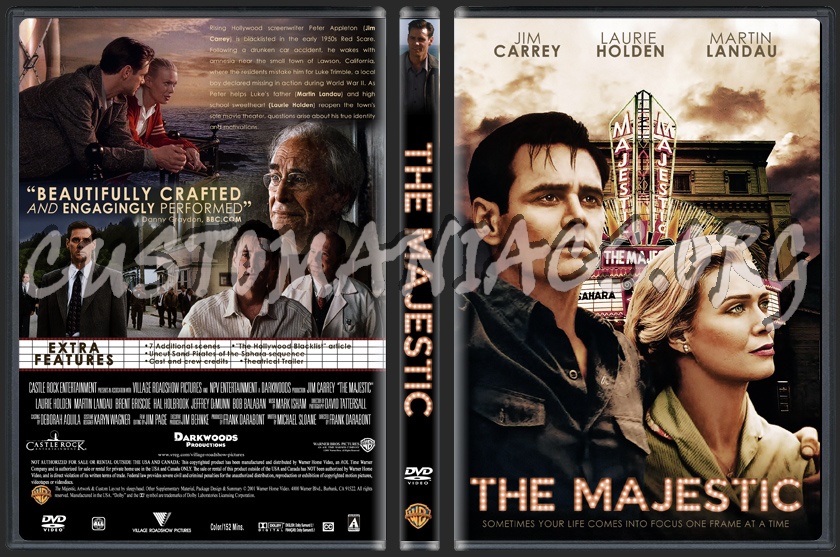The Majestic dvd cover