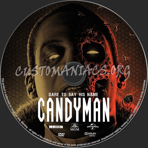 Candyman 2020 dvd label