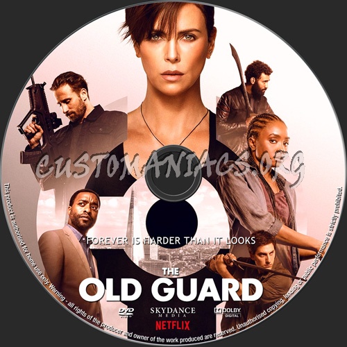 The Old Guard dvd label