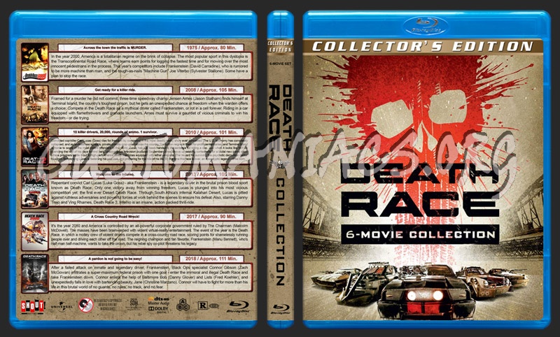 Death Race Collection (6) blu-ray cover