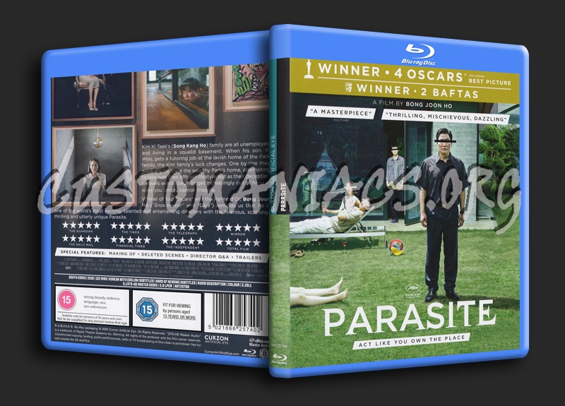 Parasite blu-ray cover