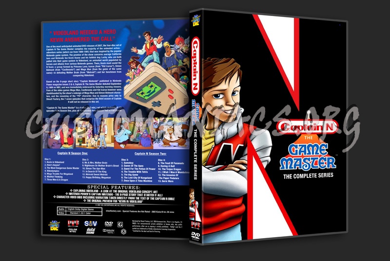 Captain N: The Game Master Complete Series dvd cover