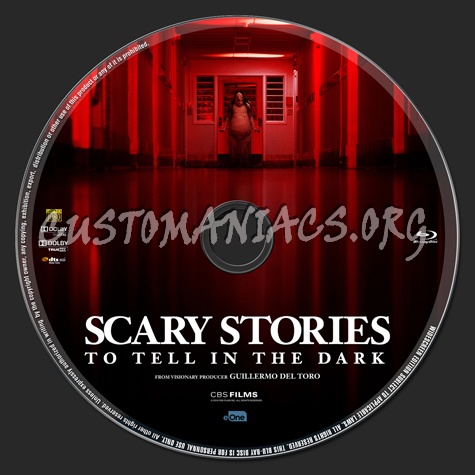 Scary Stories to Tell in the Dark (2019) blu-ray label