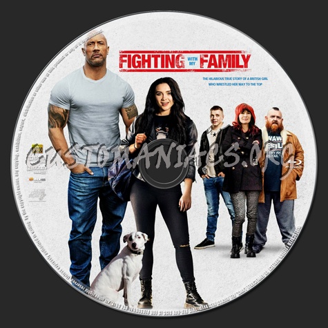 Fighting with My Family (2019) blu-ray label