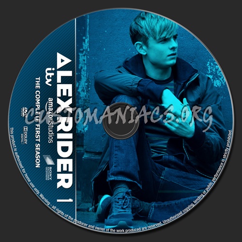 Alex Rider Season 1 dvd label