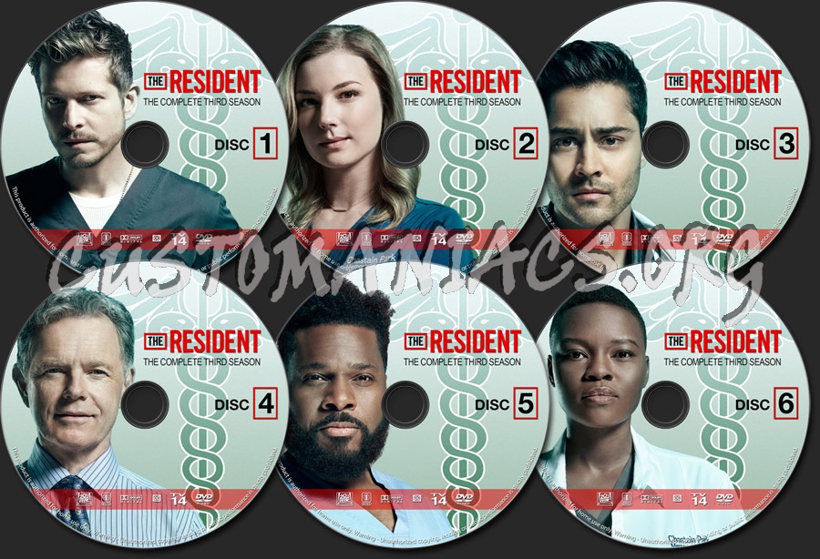 The Resident - Season 3 dvd label