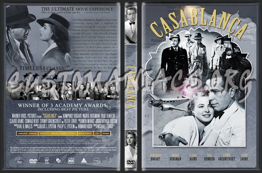 Casablanca dvd cover