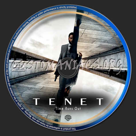 Tenet (2020) blu-ray label