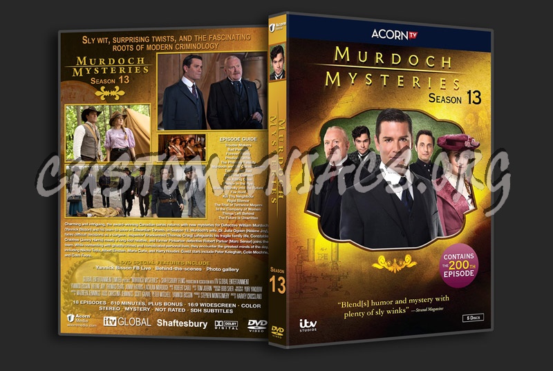 Murdoch Mysteries - Season 13 dvd cover