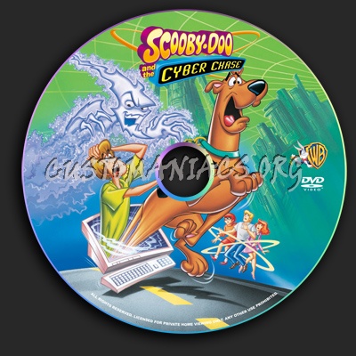 Scooby-Doo and the Cyber Chase dvd label