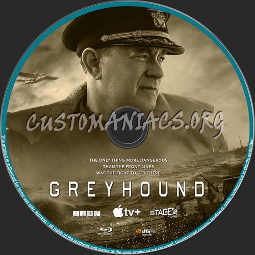 Greyhound blu-ray label