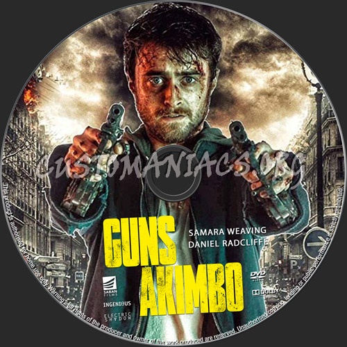 Guns Akimbo dvd label