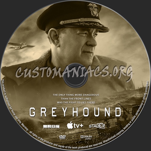 Greyhound dvd label