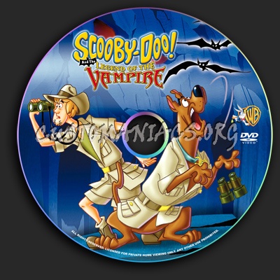 Scooby-Doo! and the Legend of the Vampire dvd label